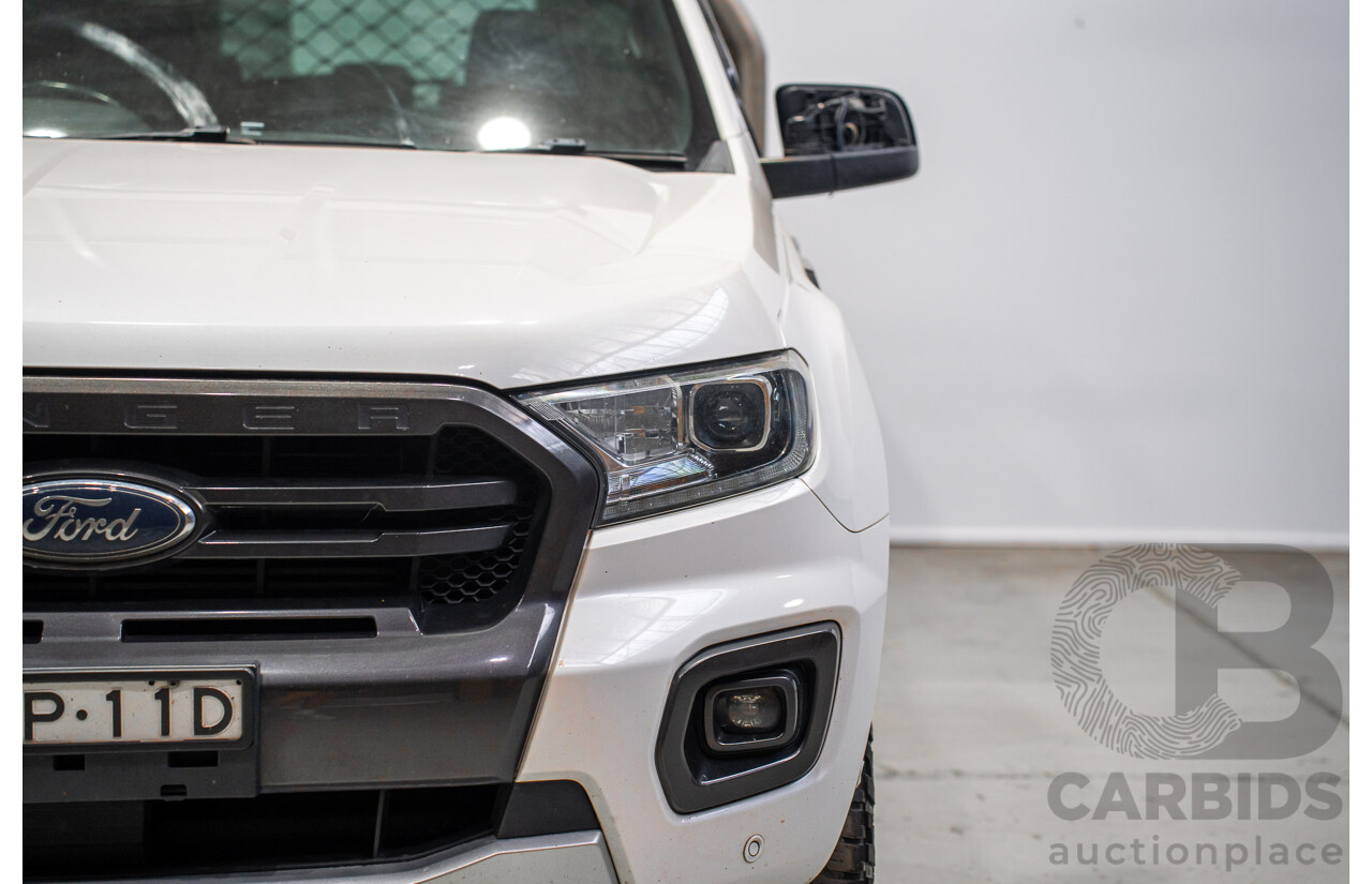 02/2021 Ford Ranger WILDTRAK 3.2 (4x4) PX MKIII MY21.25 Double Cab P/Up White 3.2L