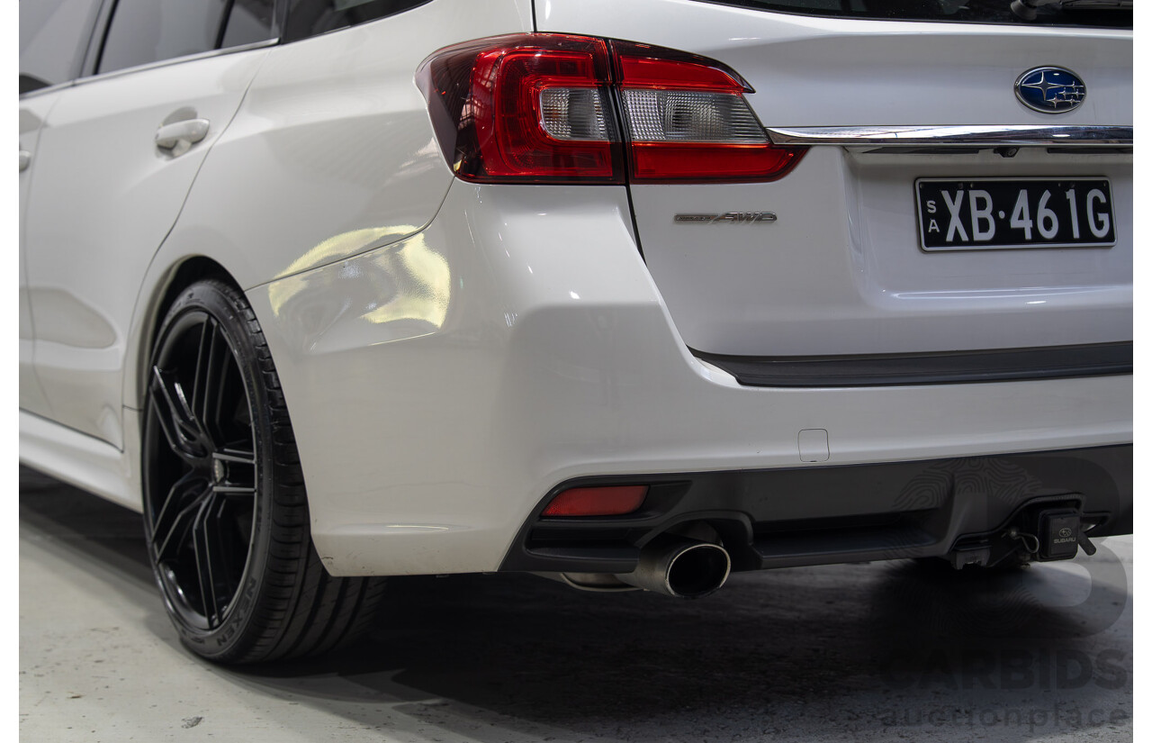 07/2016 Subaru Levorg 2.0 GT-S (AWD) MY17 4d Wagon White Turbo 2.0L