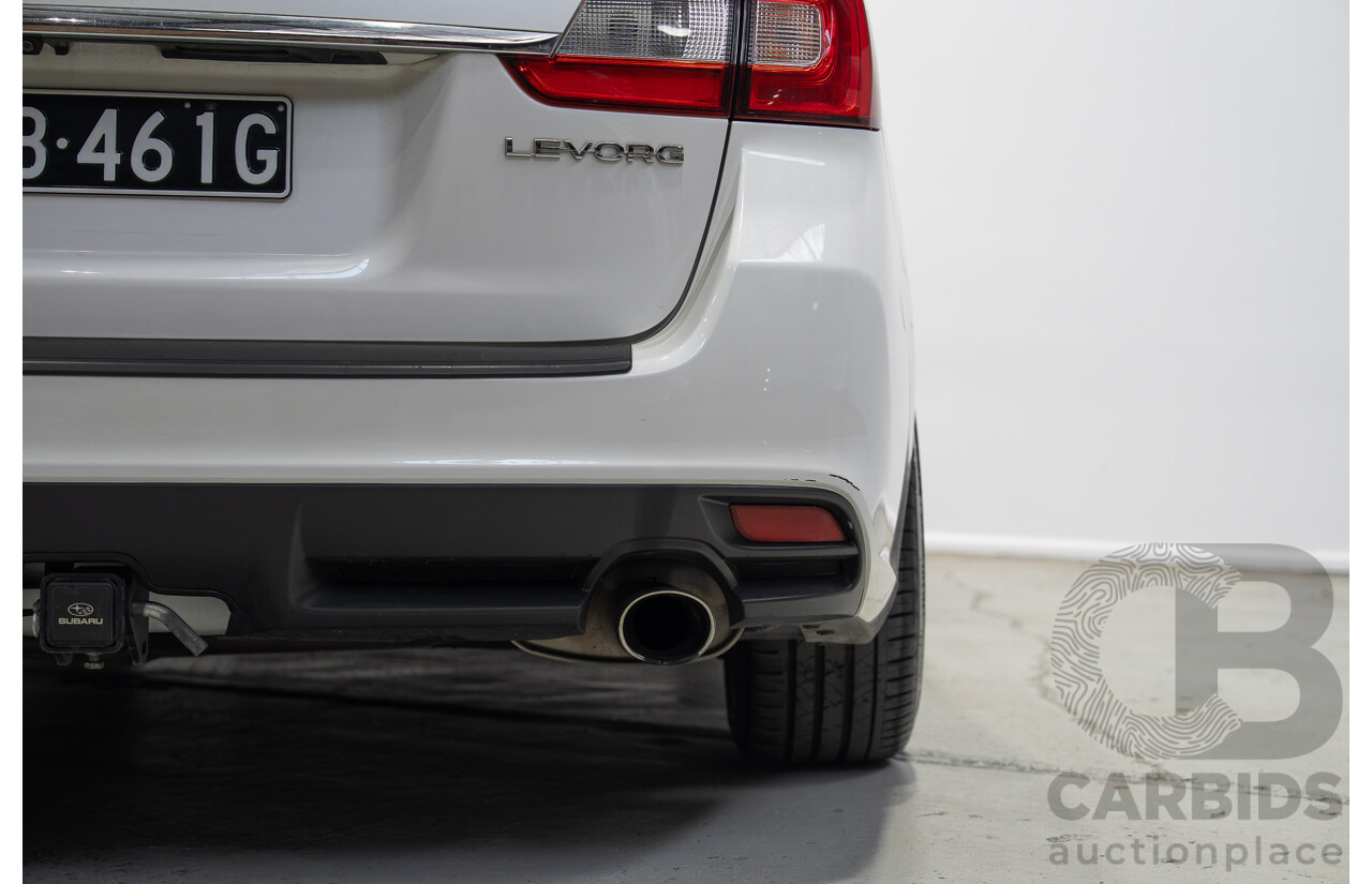 07/2016 Subaru Levorg 2.0 GT-S (AWD) MY17 4d Wagon White Turbo 2.0L