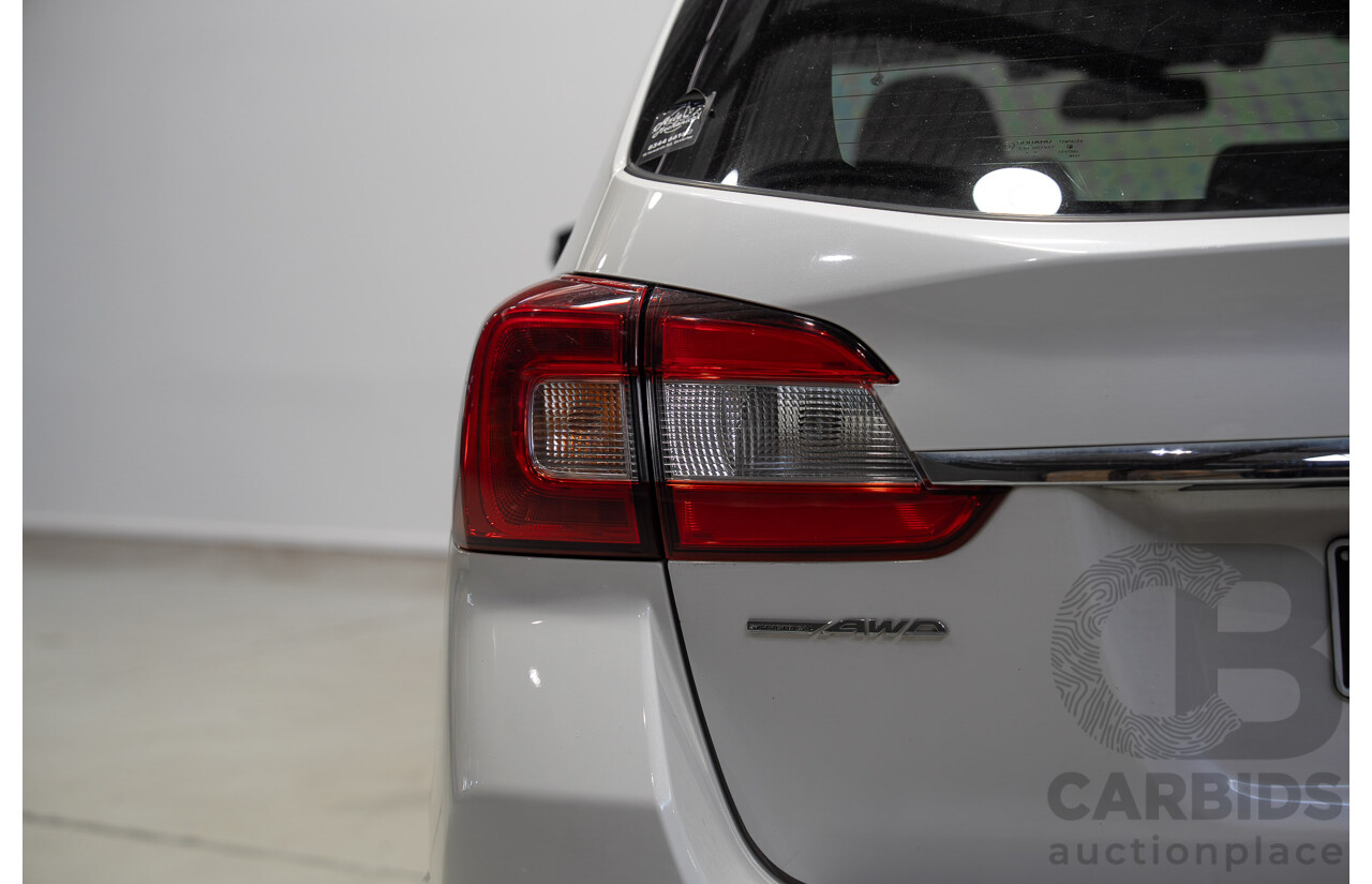 07/2016 Subaru Levorg 2.0 GT-S (AWD) MY17 4d Wagon White Turbo 2.0L