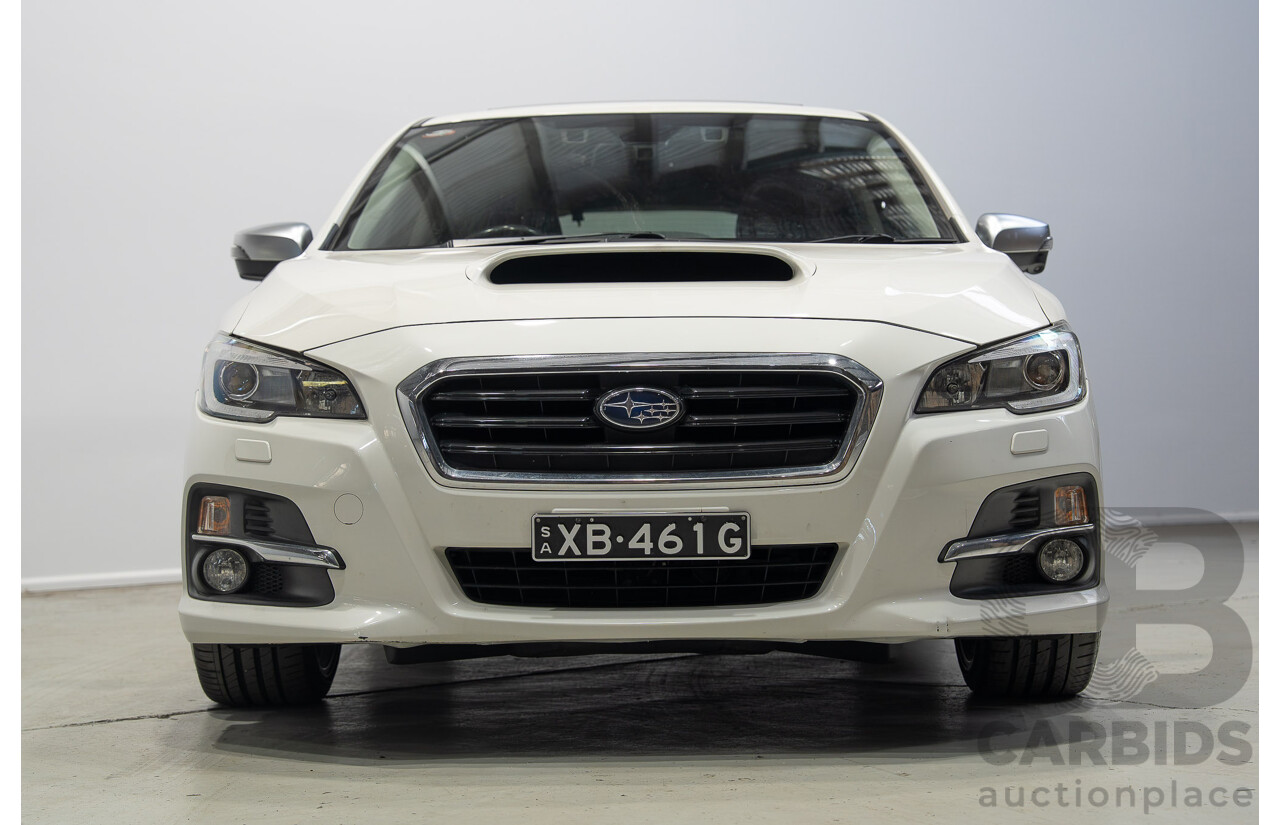 07/2016 Subaru Levorg 2.0 GT-S (AWD) MY17 4d Wagon White Turbo 2.0L