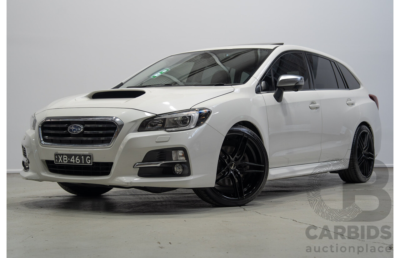 07/2016 Subaru Levorg 2.0 GT-S (AWD) MY17 4d Wagon White Turbo 2.0L
