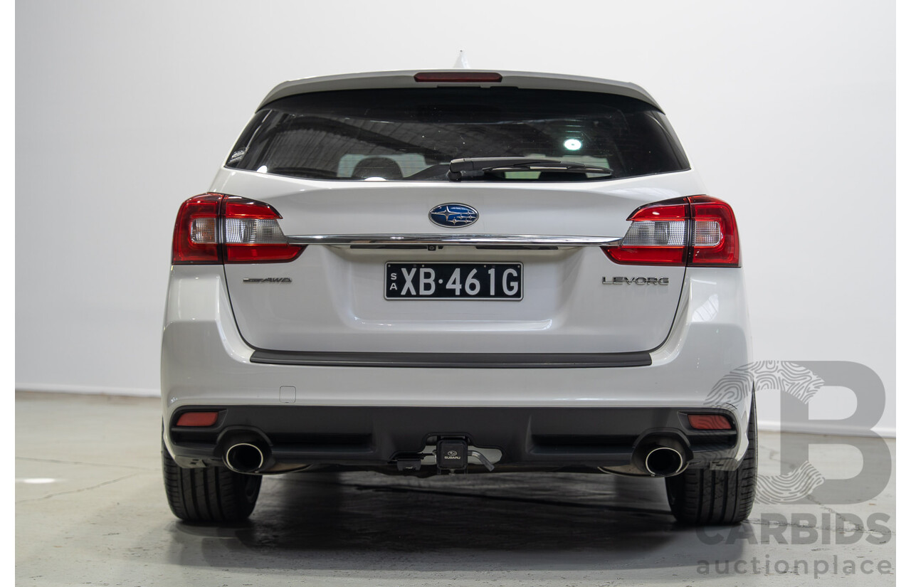 07/2016 Subaru Levorg 2.0 GT-S (AWD) MY17 4d Wagon White Turbo 2.0L