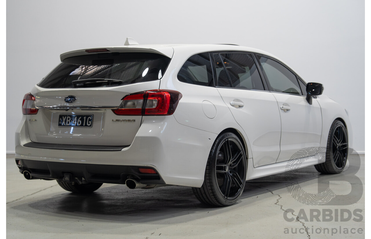 07/2016 Subaru Levorg 2.0 GT-S (AWD) MY17 4d Wagon White Turbo 2.0L