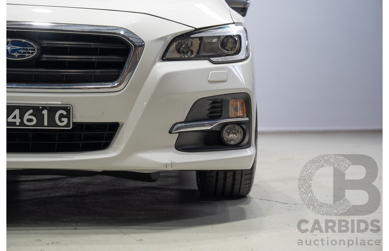 07/2016 Subaru Levorg 2.0 GT-S (AWD) MY17 4d Wagon White Turbo 2.0L