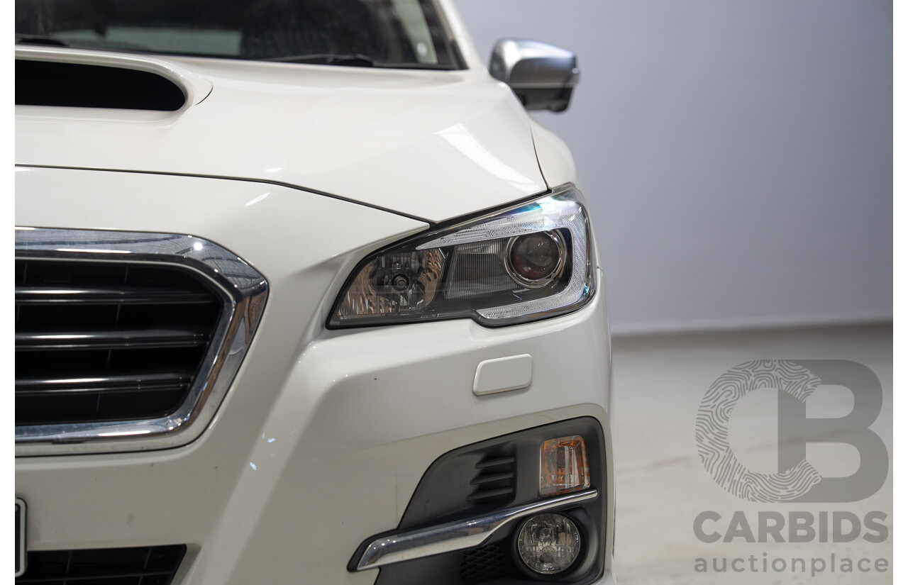 07/2016 Subaru Levorg 2.0 GT-S (AWD) MY17 4d Wagon White Turbo 2.0L