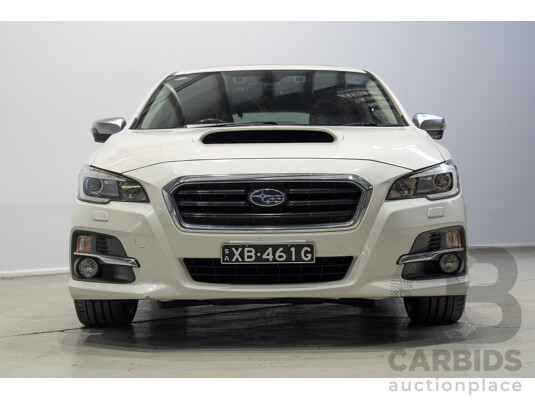 07/2016 Subaru Levorg 2.0 GT-S (AWD) MY17 4d Wagon White Turbo 2.0L