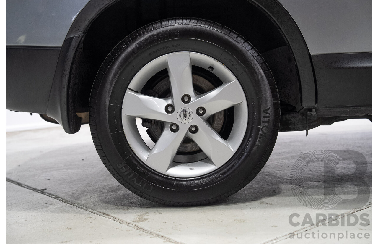 02/2012 Nissan Dualis +2 ST J10 Series 2 4d Wagon Grey 2.0L - 7 Seater