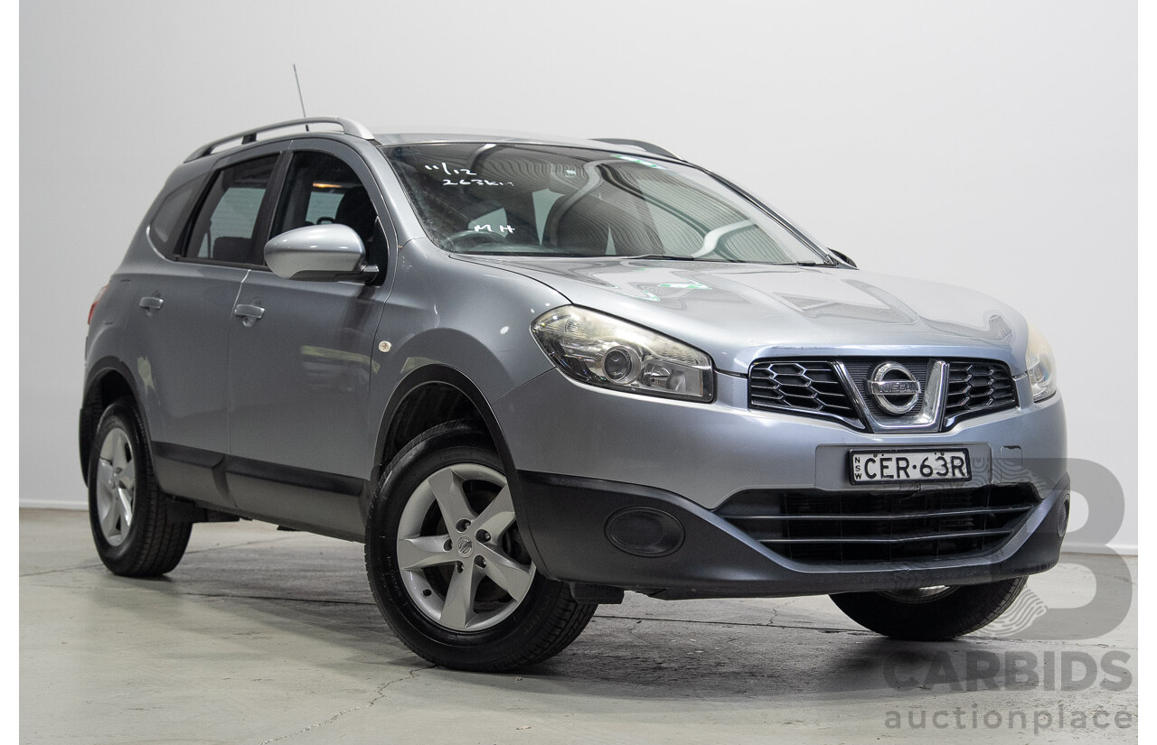 02/2012 Nissan Dualis +2 ST J10 Series 2 4d Wagon Grey 2.0L - 7 Seater