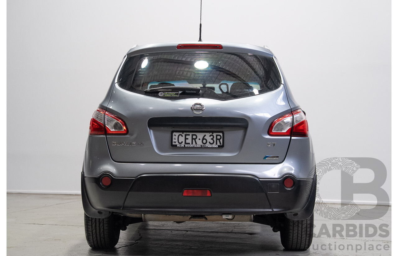 02/2012 Nissan Dualis +2 ST J10 Series 2 4d Wagon Grey 2.0L - 7 Seater