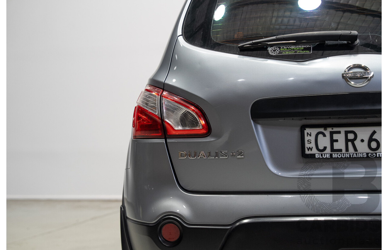 02/2012 Nissan Dualis +2 ST J10 Series 2 4d Wagon Grey 2.0L - 7 Seater