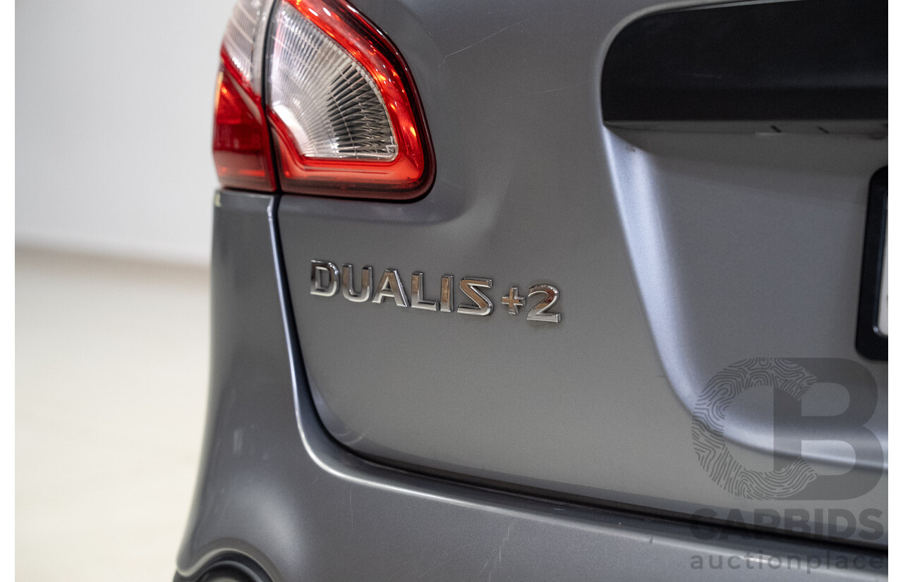 02/2012 Nissan Dualis +2 ST J10 Series 2 4d Wagon Grey 2.0L - 7 Seater