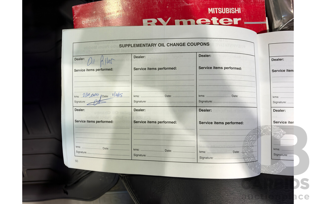10/2005 Mitsubishi Pajero GLS LWB (4x4) NP MY06 4d Wagon Black 3.2L