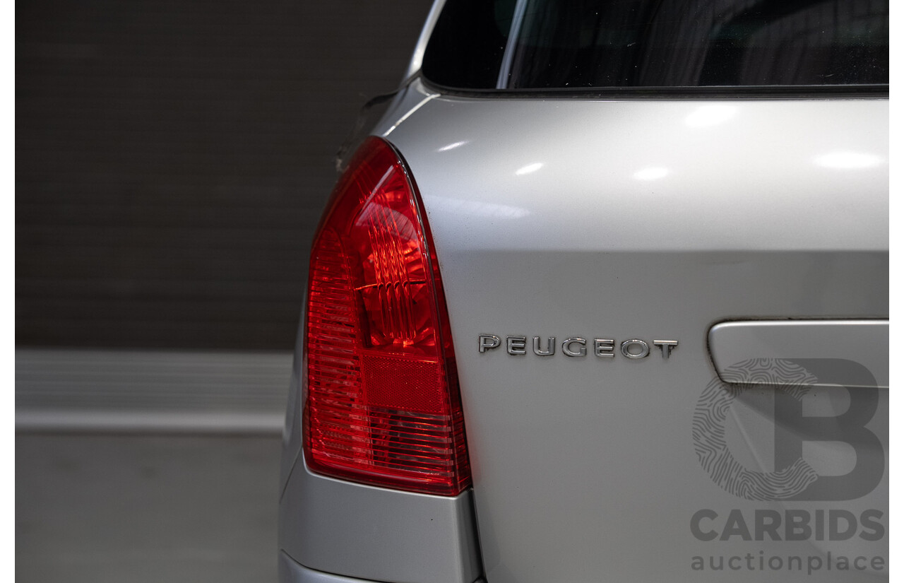 09/2011 Peugeot 308 Active Touring Turbo 4d Wagon Silver Turbo 1.6L - 7 Seater