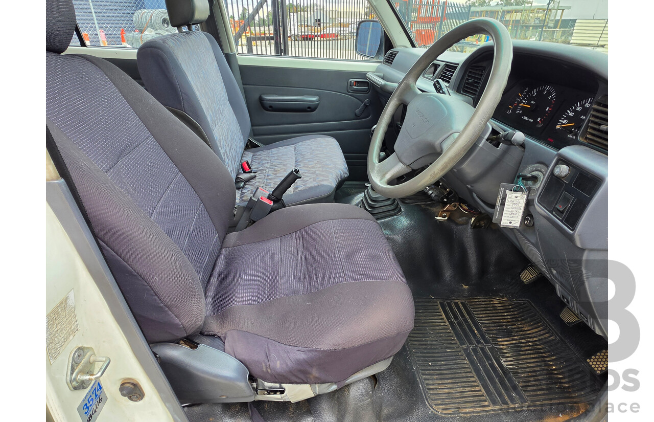 11/1995 Toyota Landcruiser DX (4x4) HZJ80R 4d Wagon White Diesel 4.2L