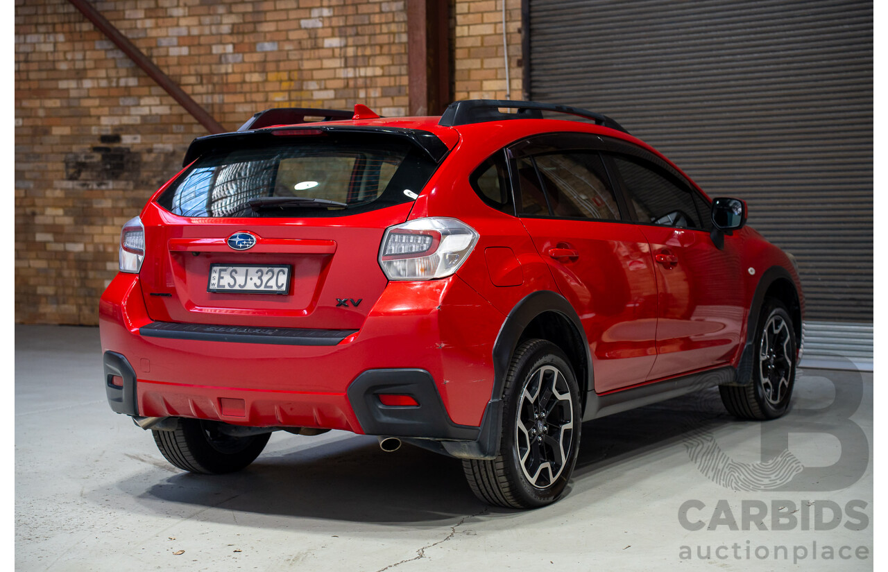 05/2016 Subaru XV 2.0i (AWD) MY15 4d Wagon Venetian Red 2.0L