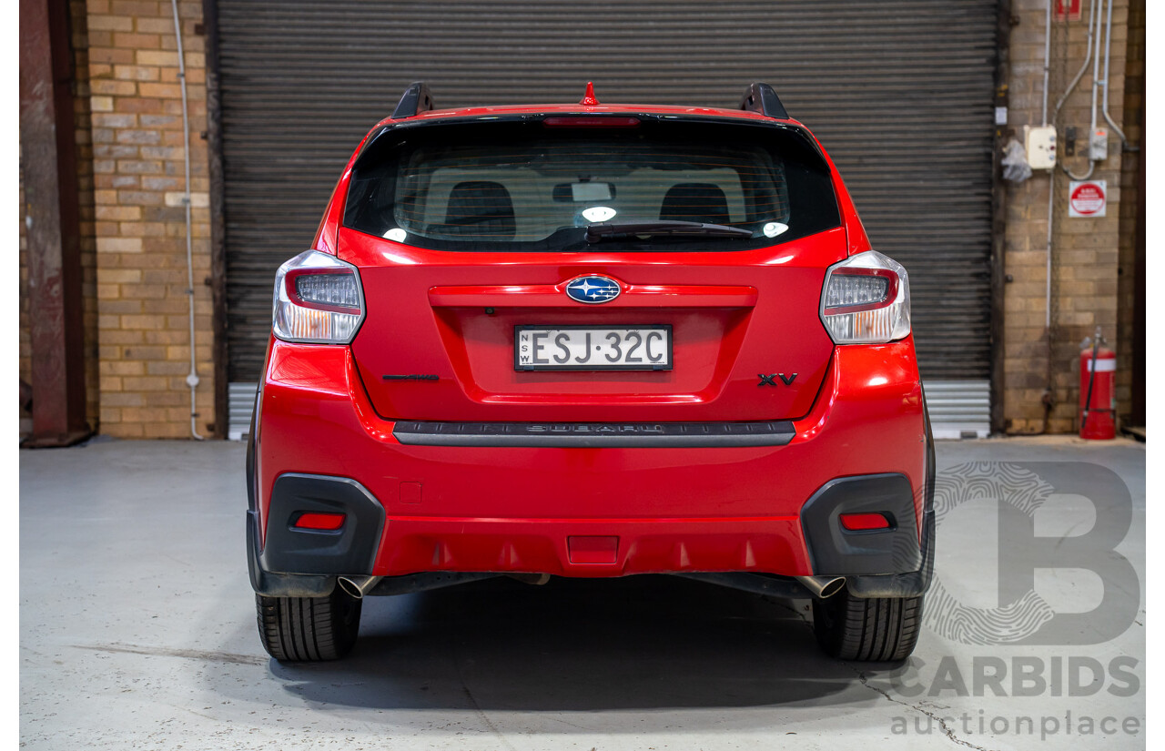 05/2016 Subaru XV 2.0i (AWD) MY15 4d Wagon Venetian Red 2.0L