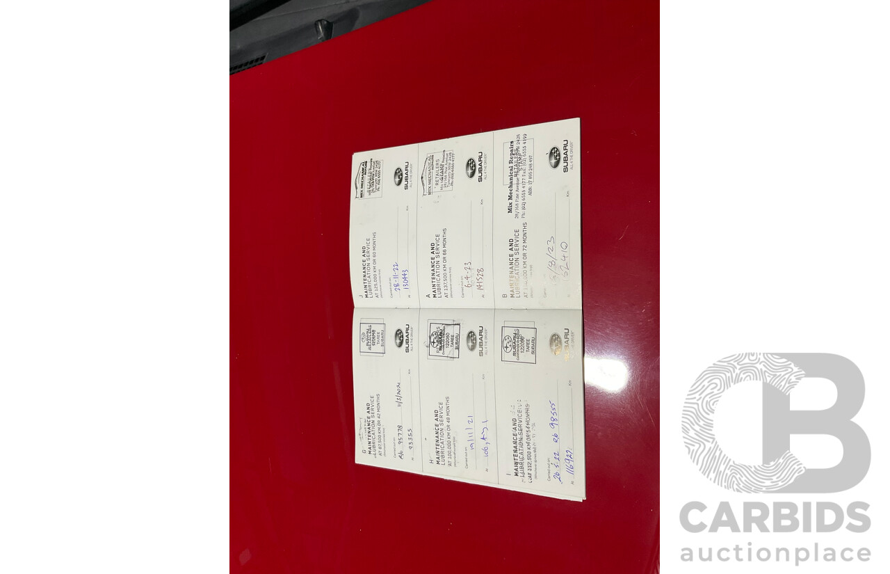 05/2016 Subaru XV 2.0i (AWD) MY15 4d Wagon Venetian Red 2.0L
