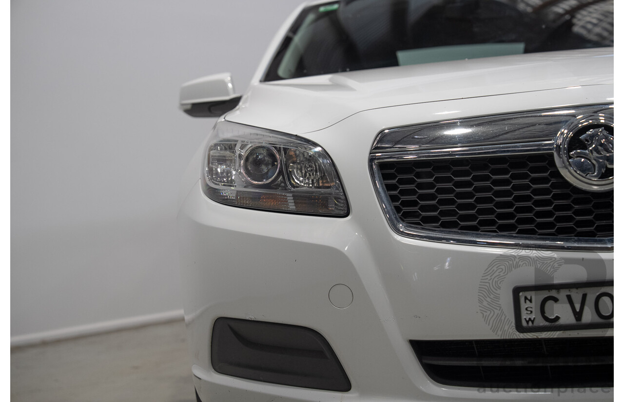 11/2014 Holden Malibu CD EM 4d Sedan Summit White Turbo Diesel 2.0L