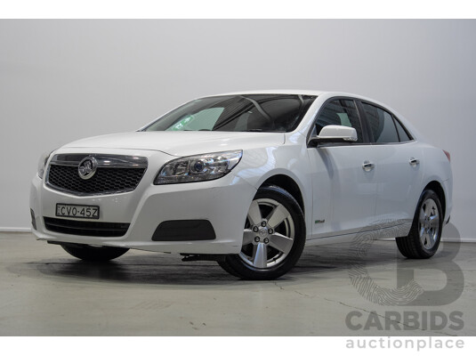 11/2014 Holden Malibu CD EM 4d Sedan Summit White Turbo Diesel 2.0L