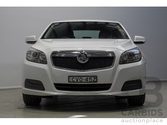 11/2014 Holden Malibu CD EM 4d Sedan Summit White Turbo Diesel 2.0L