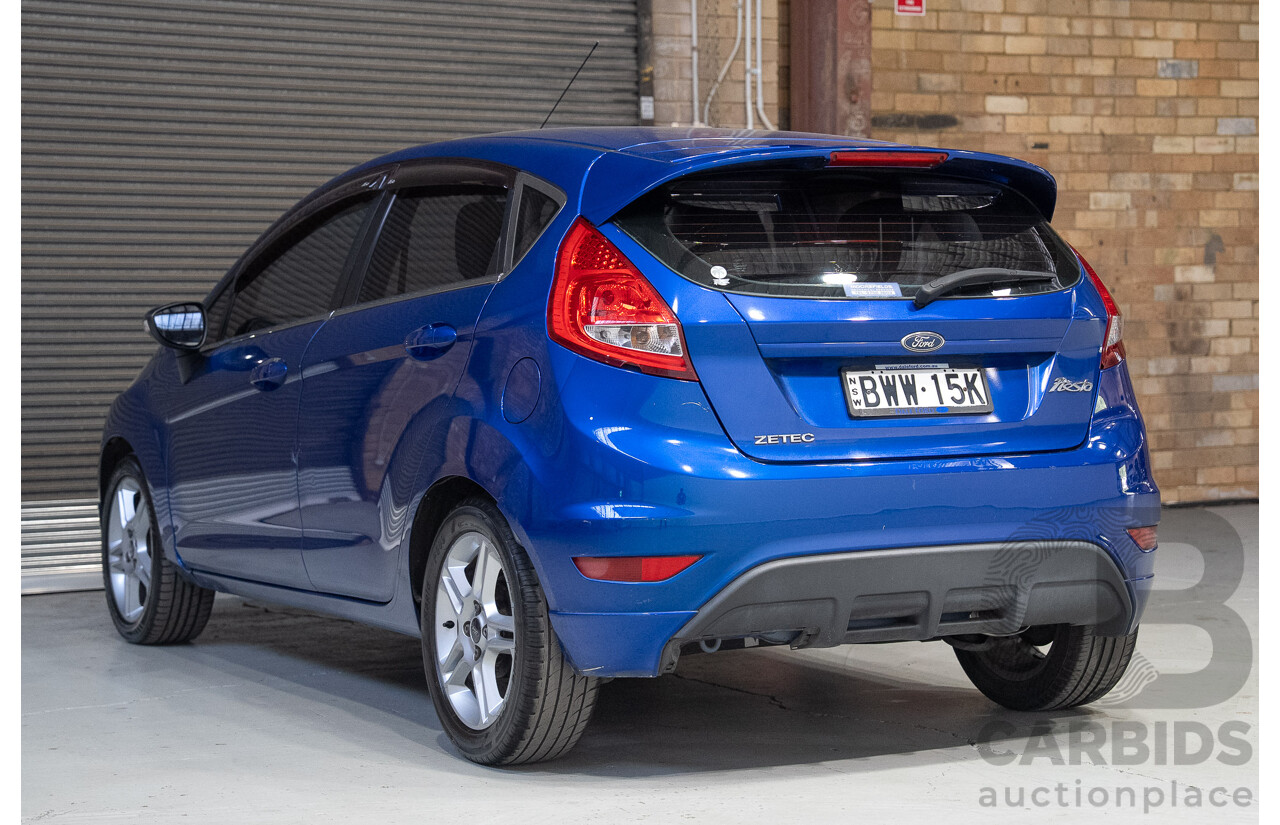 07/2011 Ford Fiesta Zetec WT 5d Hatchback Blue 1.6L