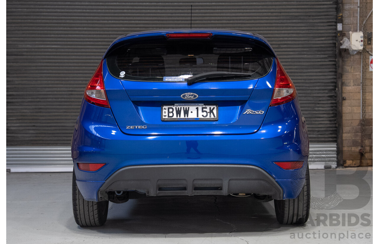 07/2011 Ford Fiesta Zetec WT 5d Hatchback Blue 1.6L