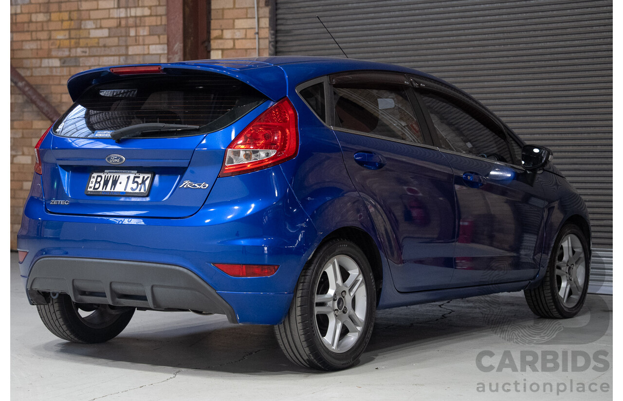 07/2011 Ford Fiesta Zetec WT 5d Hatchback Blue 1.6L