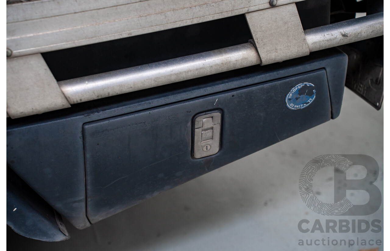 06/2010 Toyota Hilux Workmate TGN16R 09 Upgrade C/Chas Black Sand Turbo Petrol 2.7L