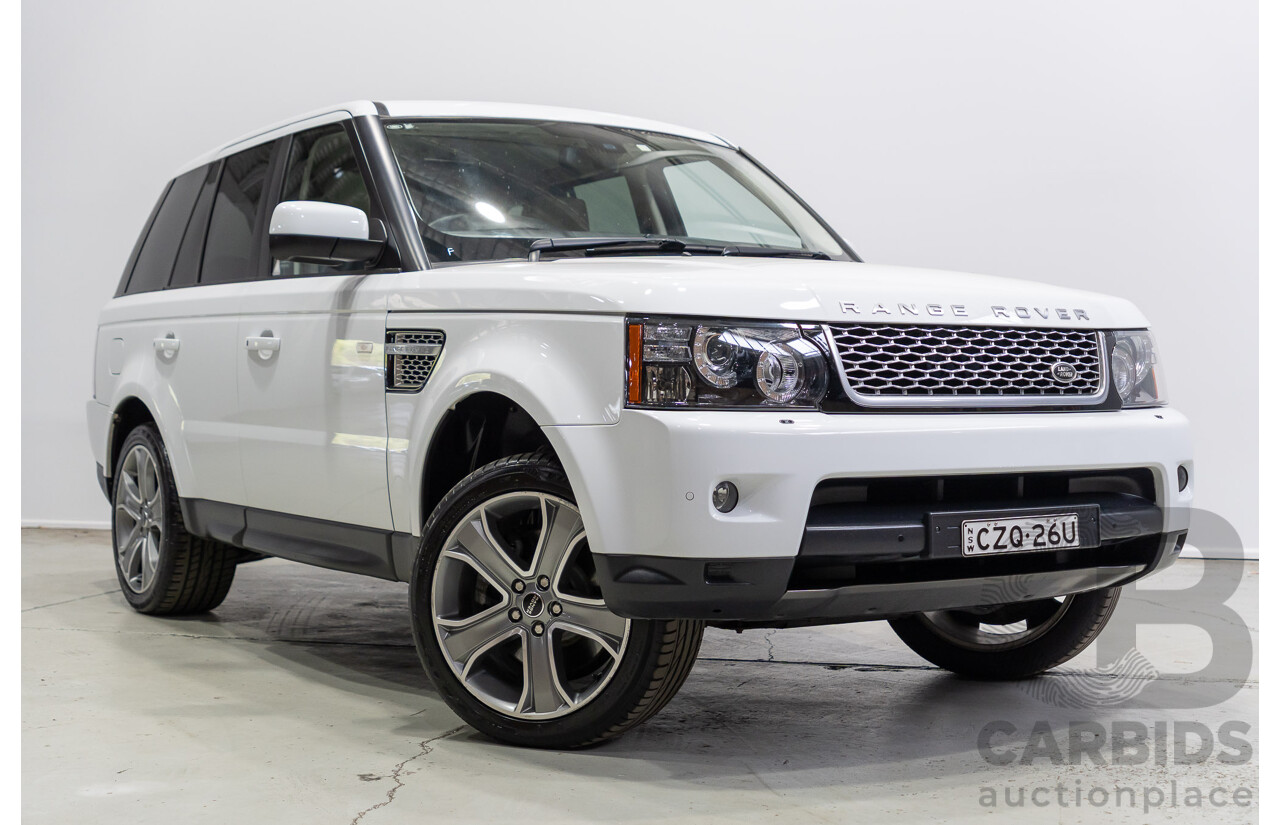 8/2012 Range Rover Sport SDV6 Autobiography (4x4) MY12 4d Wagon Fuji White Turbo Diesel V6 3.0L