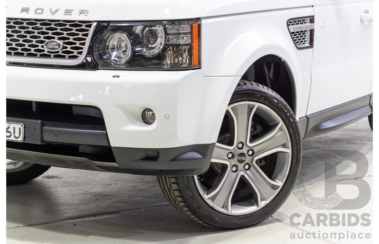 8/2012 Range Rover Sport SDV6 Autobiography (4x4) MY12 4d Wagon Fuji White Turbo Diesel V6 3.0L