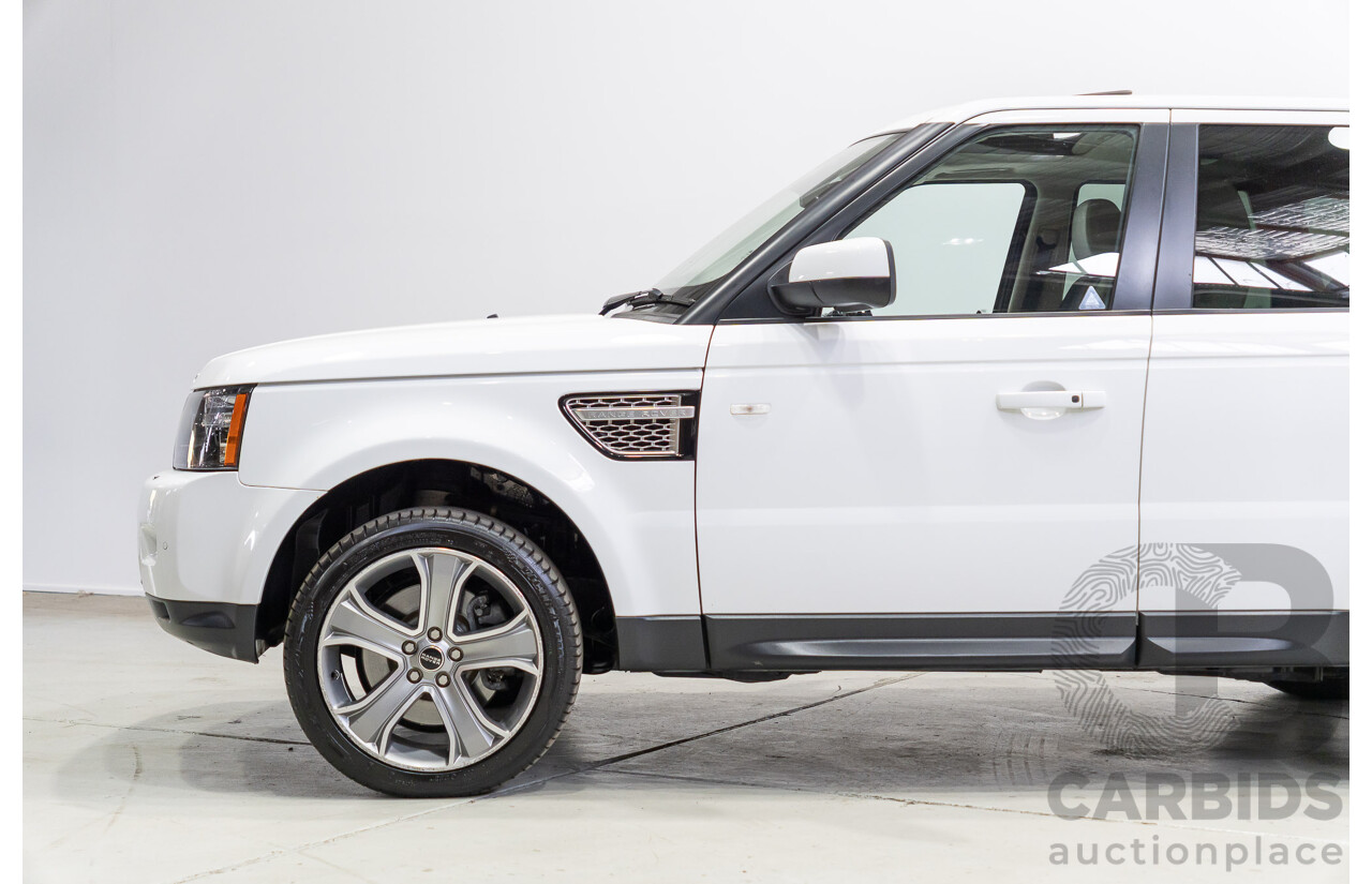 8/2012 Range Rover Sport SDV6 Autobiography (4x4) MY12 4d Wagon Fuji White Turbo Diesel V6 3.0L