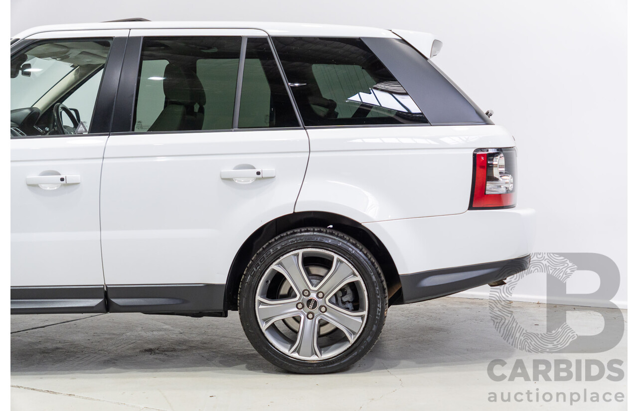 8/2012 Range Rover Sport SDV6 Autobiography (4x4) MY12 4d Wagon Fuji White Turbo Diesel V6 3.0L