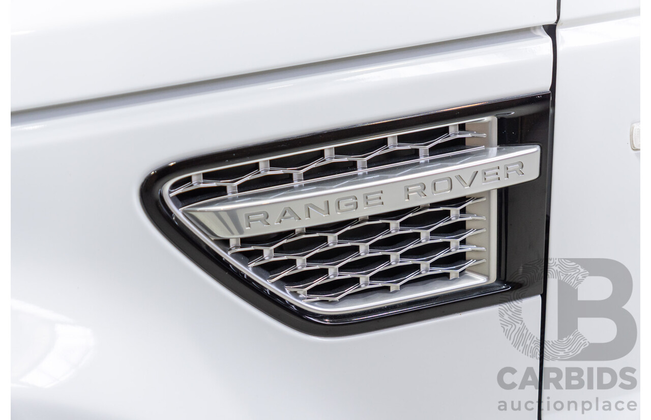 8/2012 Range Rover Sport SDV6 Autobiography (4x4) MY12 4d Wagon Fuji White Turbo Diesel V6 3.0L
