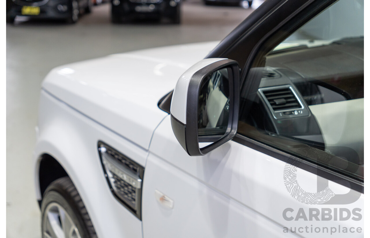 8/2012 Range Rover Sport SDV6 Autobiography (4x4) MY12 4d Wagon Fuji White Turbo Diesel V6 3.0L