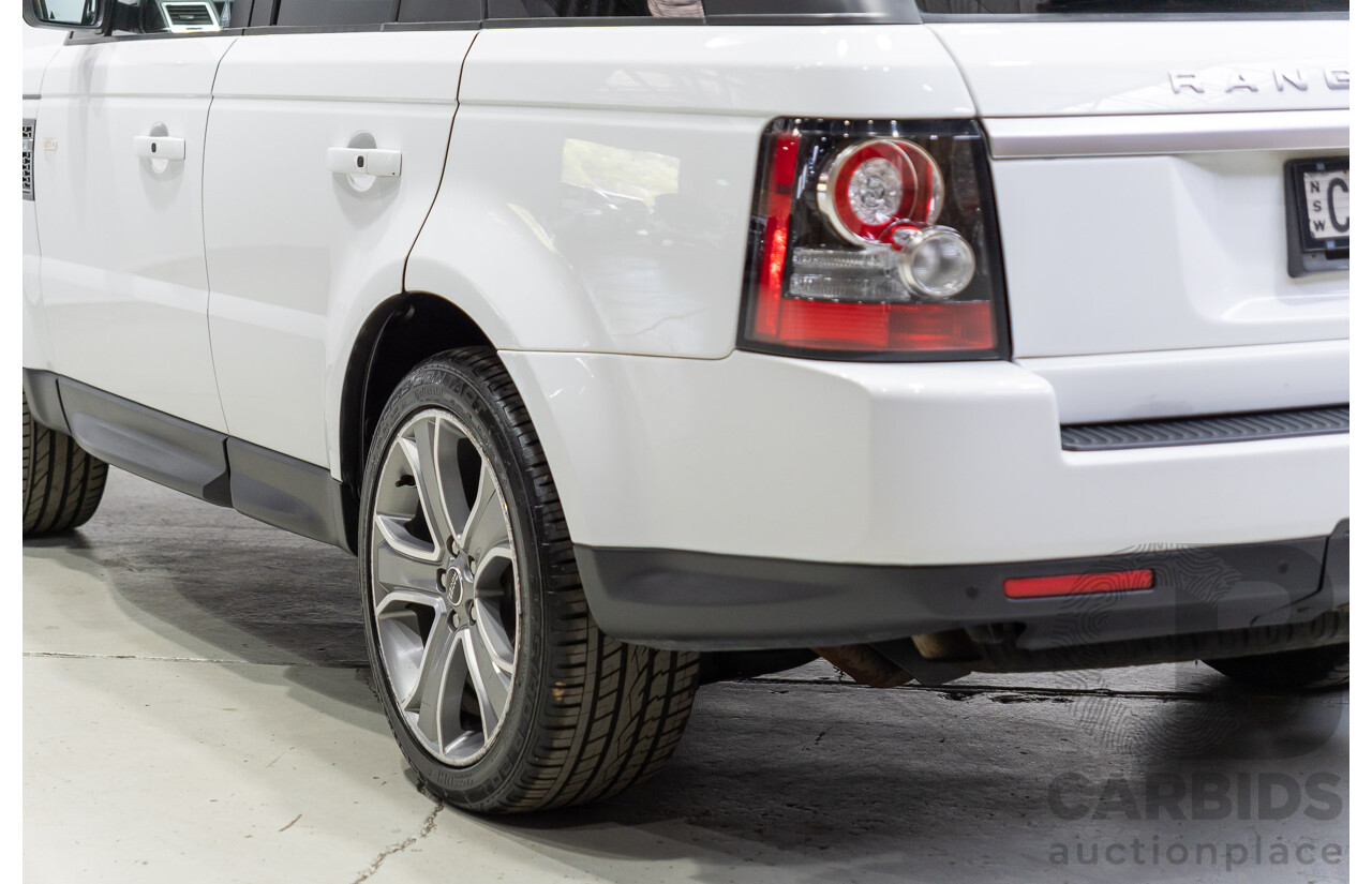 8/2012 Range Rover Sport SDV6 Autobiography (4x4) MY12 4d Wagon Fuji White Turbo Diesel V6 3.0L
