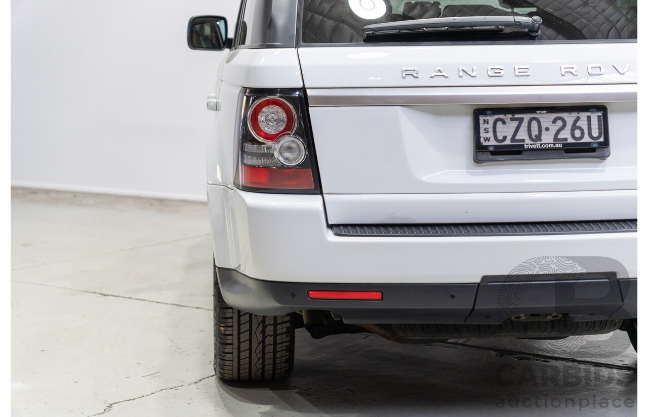 8/2012 Range Rover Sport SDV6 Autobiography (4x4) MY12 4d Wagon Fuji White Turbo Diesel V6 3.0L