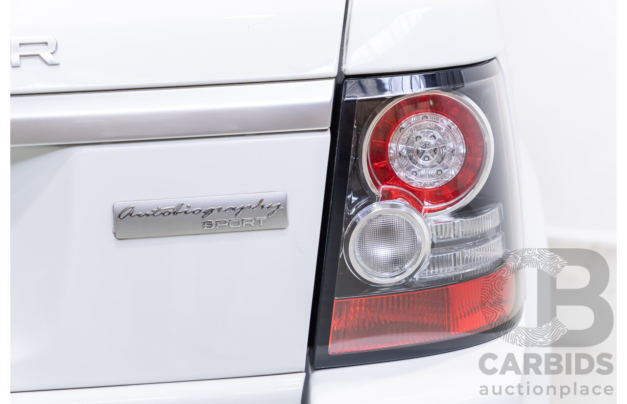 8/2012 Range Rover Sport SDV6 Autobiography (4x4) MY12 4d Wagon Fuji White Turbo Diesel V6 3.0L