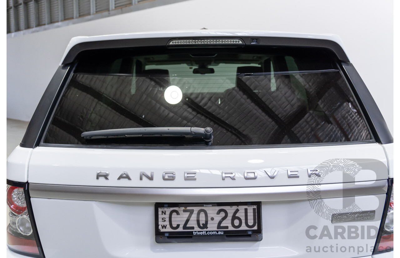 8/2012 Range Rover Sport SDV6 Autobiography (4x4) MY12 4d Wagon Fuji White Turbo Diesel V6 3.0L