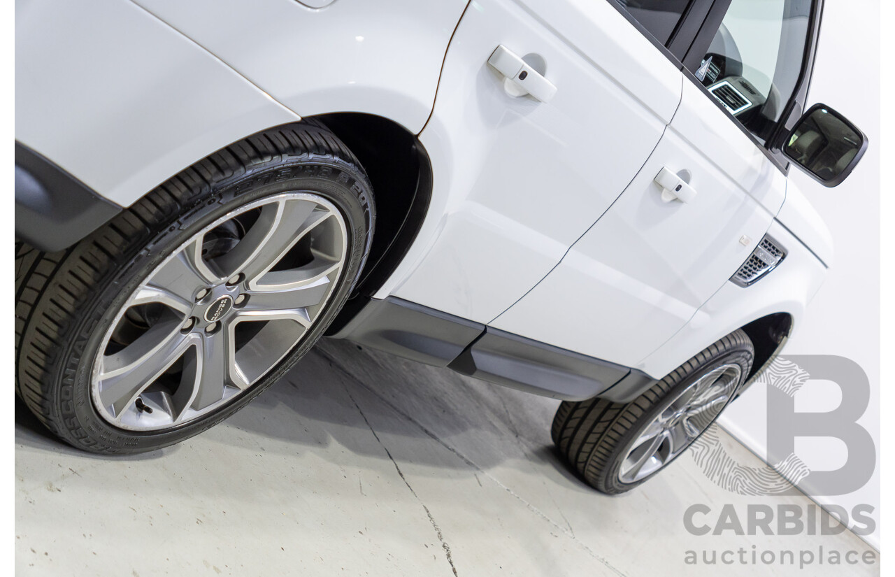 8/2012 Range Rover Sport SDV6 Autobiography (4x4) MY12 4d Wagon Fuji White Turbo Diesel V6 3.0L