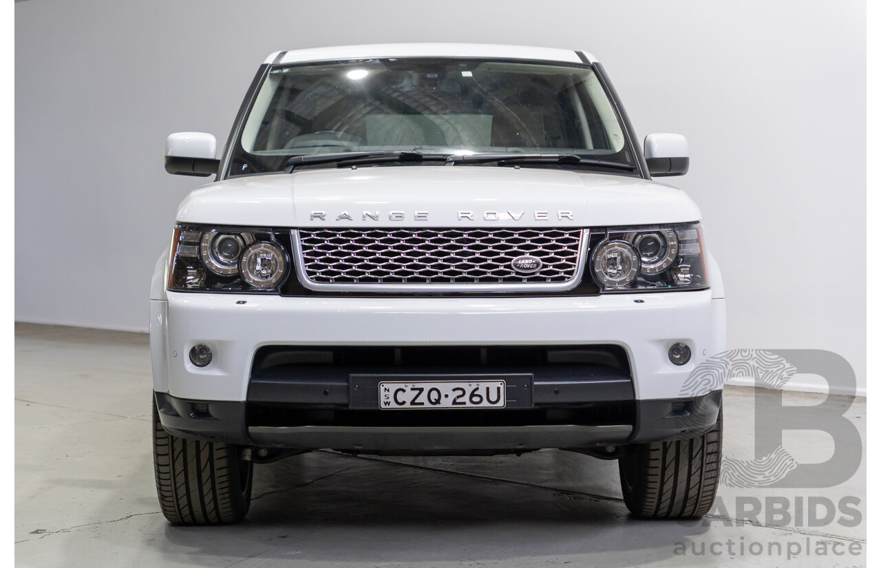 8/2012 Range Rover Sport SDV6 Autobiography (4x4) MY12 4d Wagon Fuji White Turbo Diesel V6 3.0L
