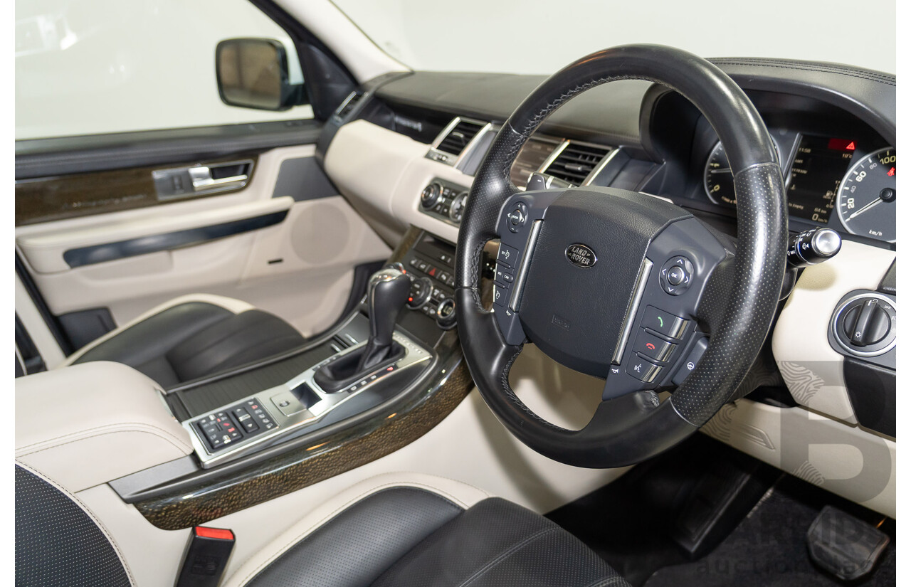 8/2012 Range Rover Sport SDV6 Autobiography (4x4) MY12 4d Wagon Fuji White Turbo Diesel V6 3.0L
