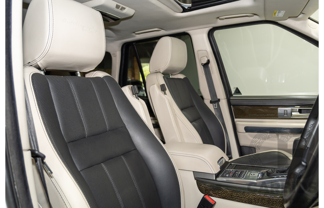 8/2012 Range Rover Sport SDV6 Autobiography (4x4) MY12 4d Wagon Fuji White Turbo Diesel V6 3.0L
