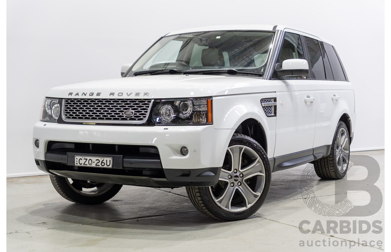 8/2012 Range Rover Sport SDV6 Autobiography (4x4) MY12 4d Wagon Fuji White Turbo Diesel V6 3.0L