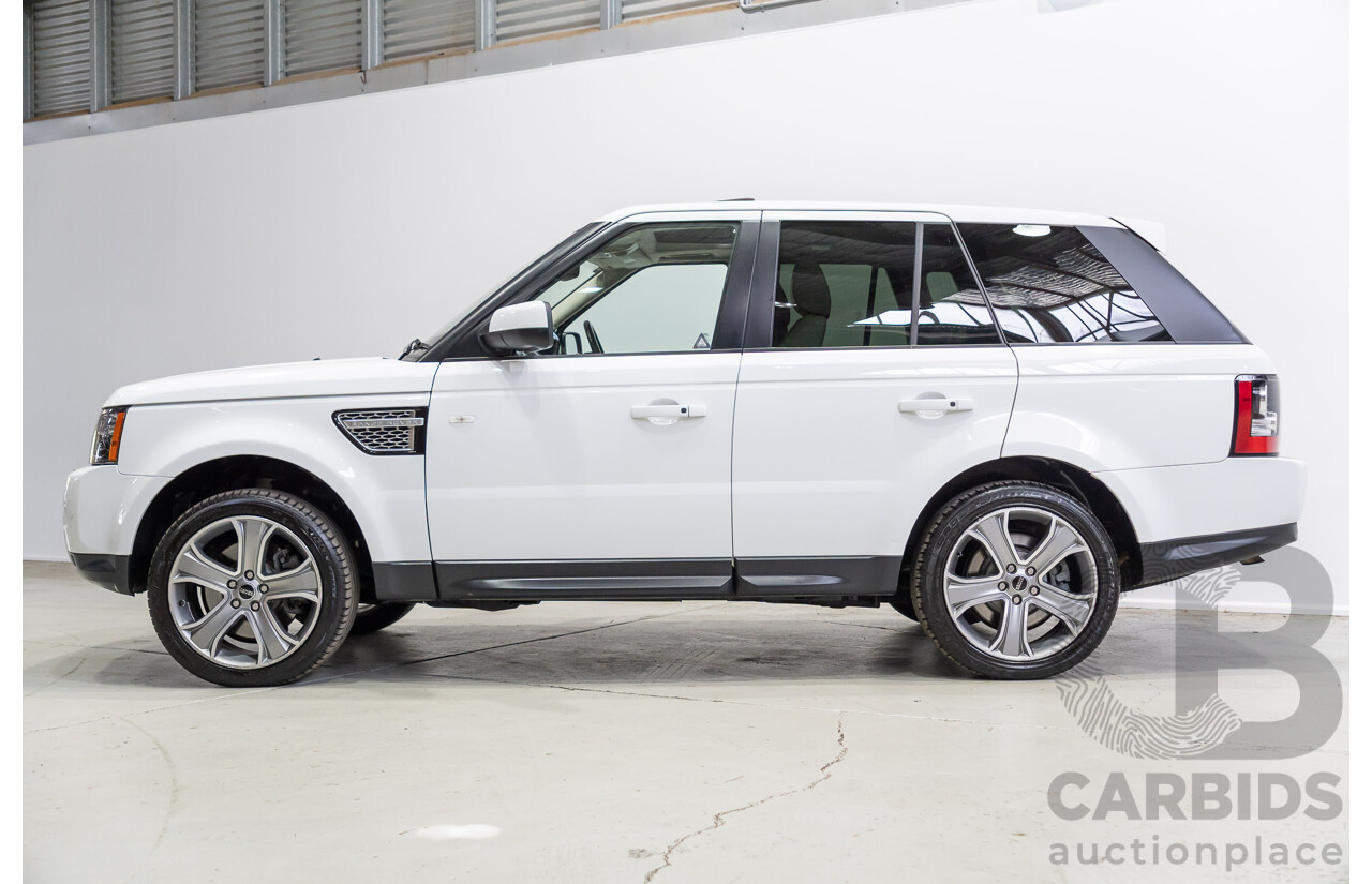 8/2012 Range Rover Sport SDV6 Autobiography (4x4) MY12 4d Wagon Fuji White Turbo Diesel V6 3.0L