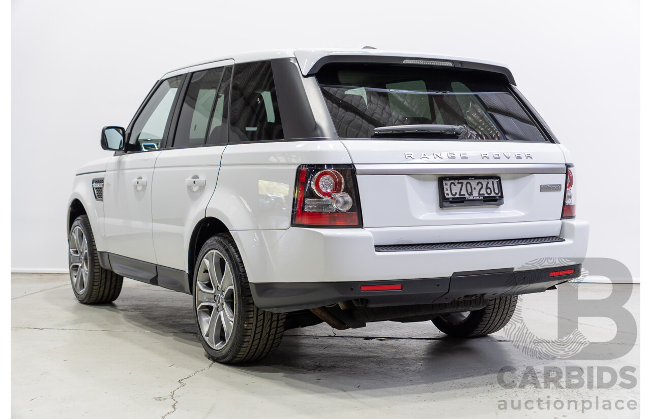 8/2012 Range Rover Sport SDV6 Autobiography (4x4) MY12 4d Wagon Fuji White Turbo Diesel V6 3.0L