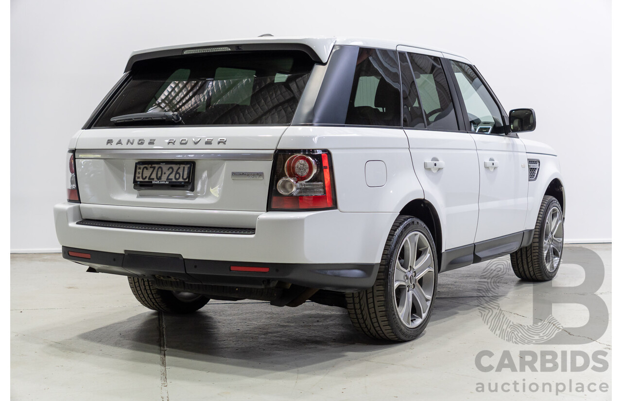 8/2012 Range Rover Sport SDV6 Autobiography (4x4) MY12 4d Wagon Fuji White Turbo Diesel V6 3.0L