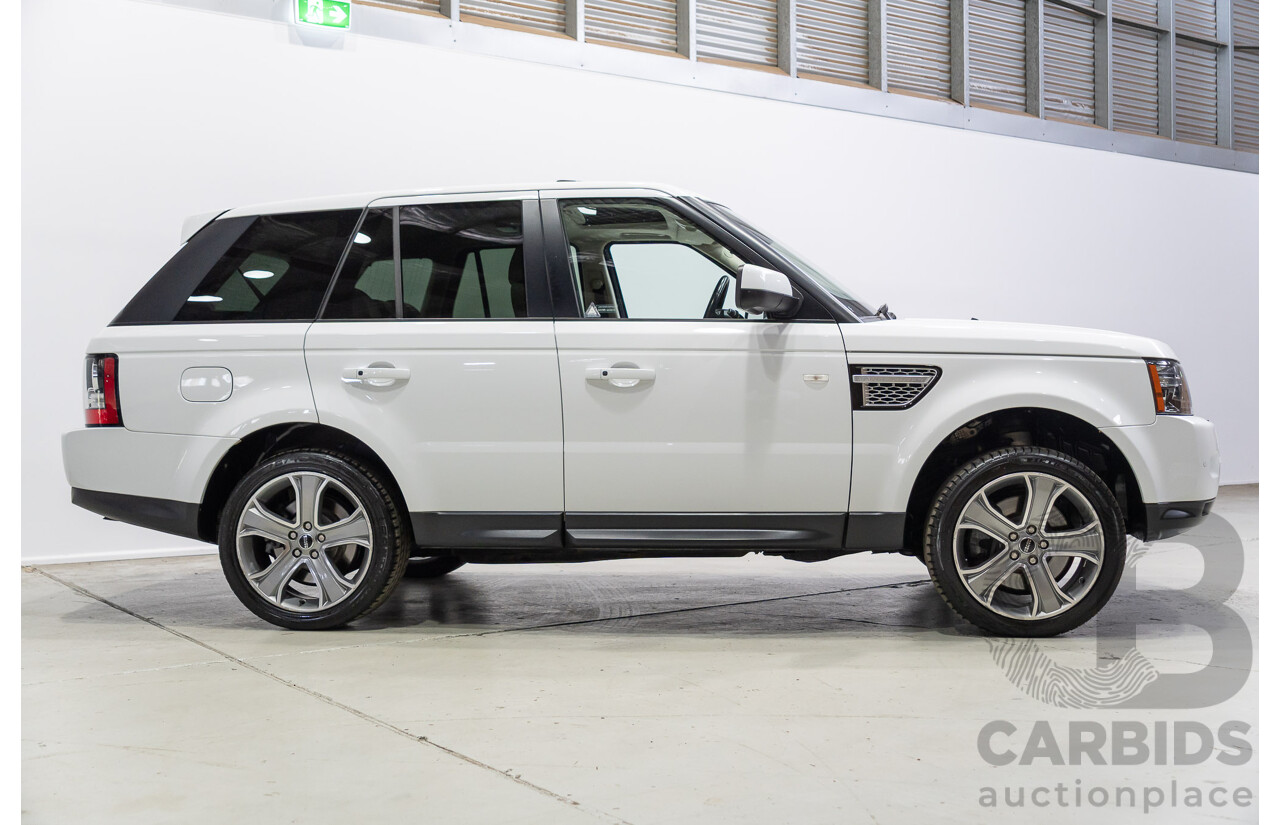 8/2012 Range Rover Sport SDV6 Autobiography (4x4) MY12 4d Wagon Fuji White Turbo Diesel V6 3.0L