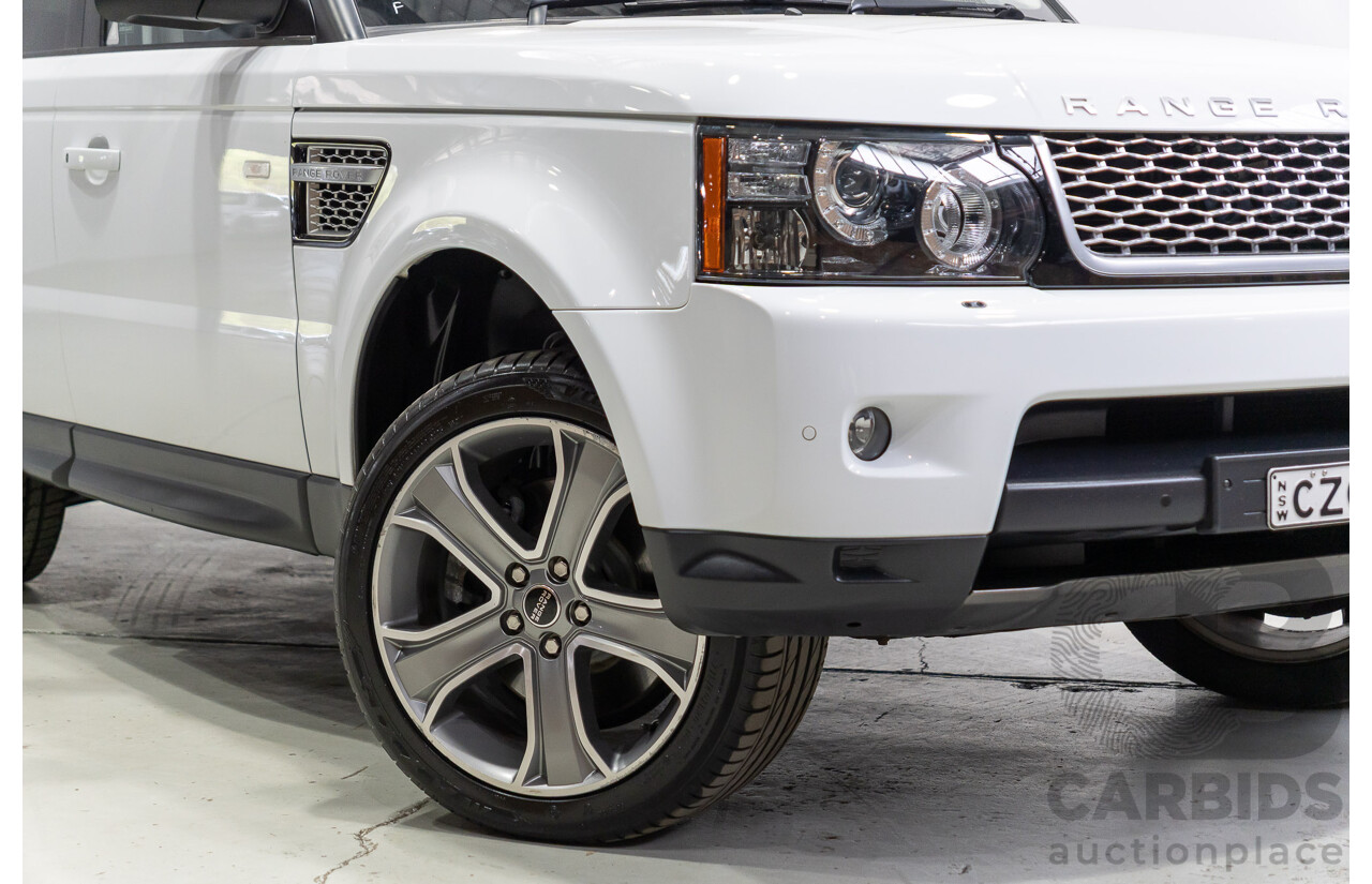 8/2012 Range Rover Sport SDV6 Autobiography (4x4) MY12 4d Wagon Fuji White Turbo Diesel V6 3.0L