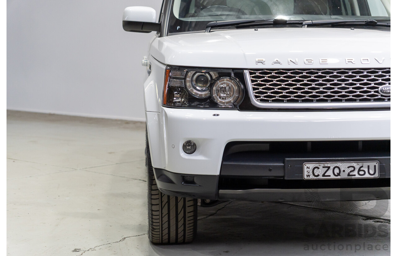 8/2012 Range Rover Sport SDV6 Autobiography (4x4) MY12 4d Wagon Fuji White Turbo Diesel V6 3.0L